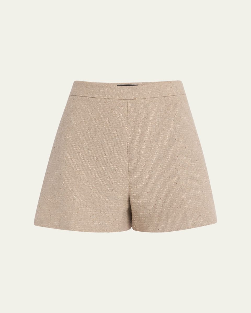Eryx Wide-Leg Tweed Shorts
